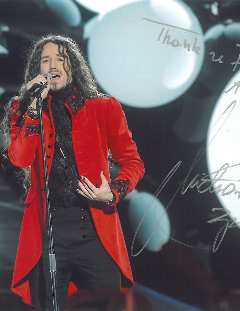 Michał Szpak eurowizja 2016 z autografem